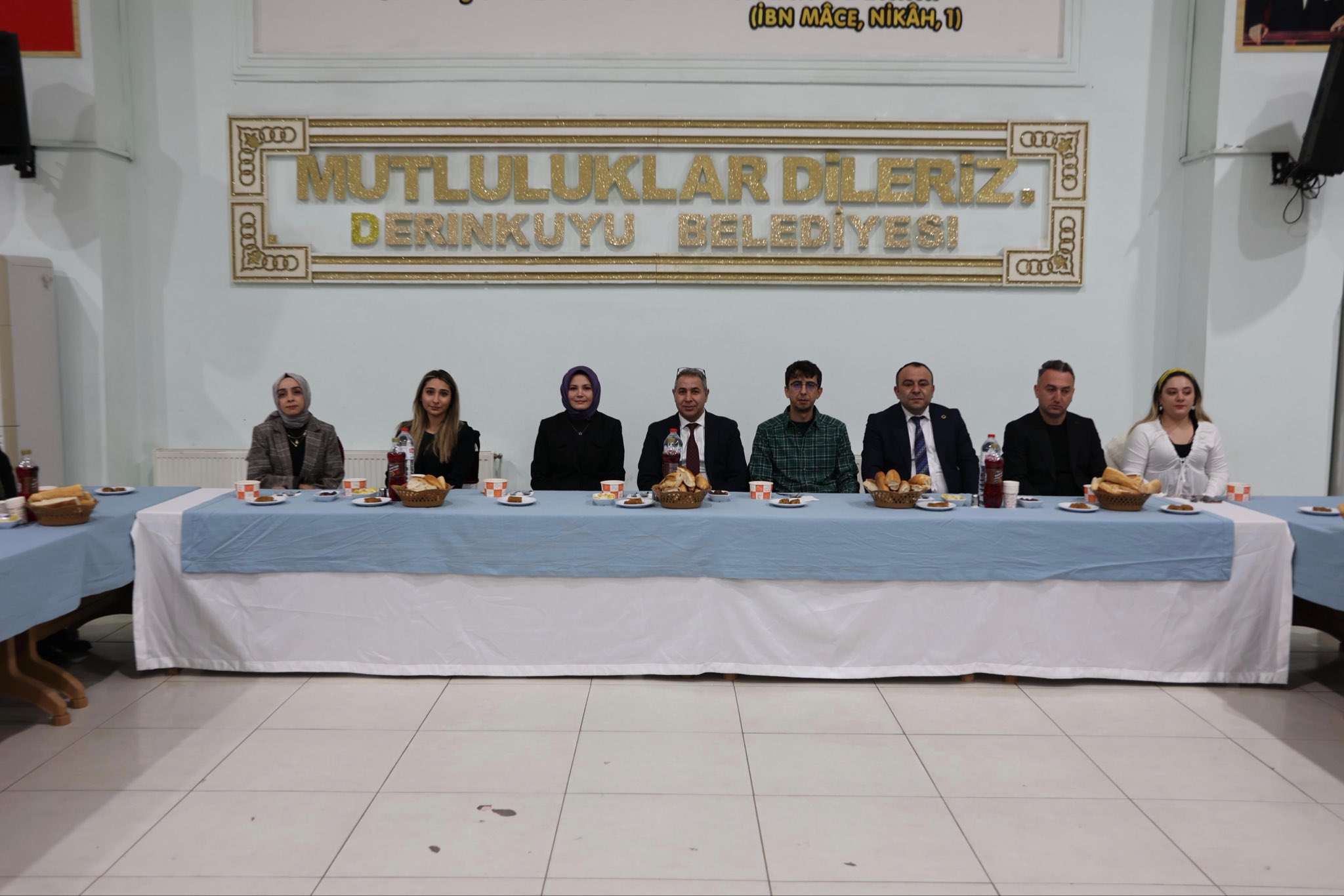 Derinkuyu’da Protokol ve Muhtarlar İftar Sofrasında Buluştu